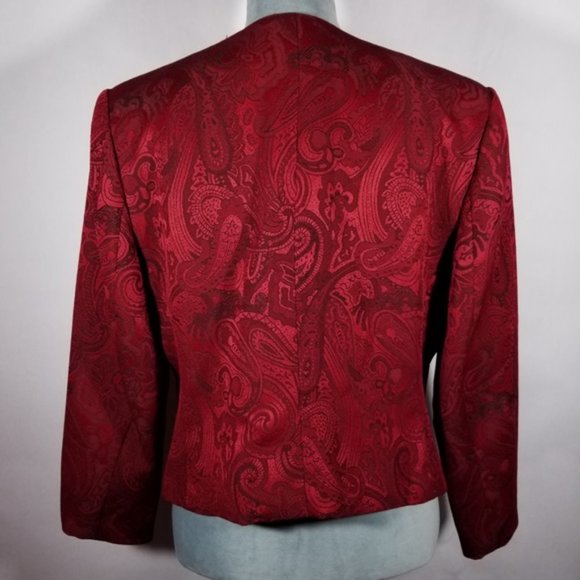 Nygard Collection Beautiful Red Formal Jacket - Picture 3 of 8